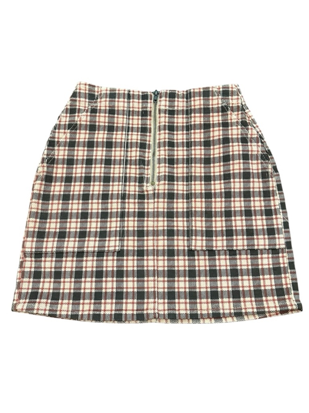 Wild Fable Faux Tweed Plaid Mini Skirt Size 00